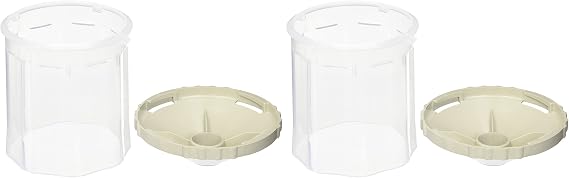 DeVilbiss DPC606 DeKups Reusable Sleeve/Lid - 24 oz. Capacity, (Pack of 2)