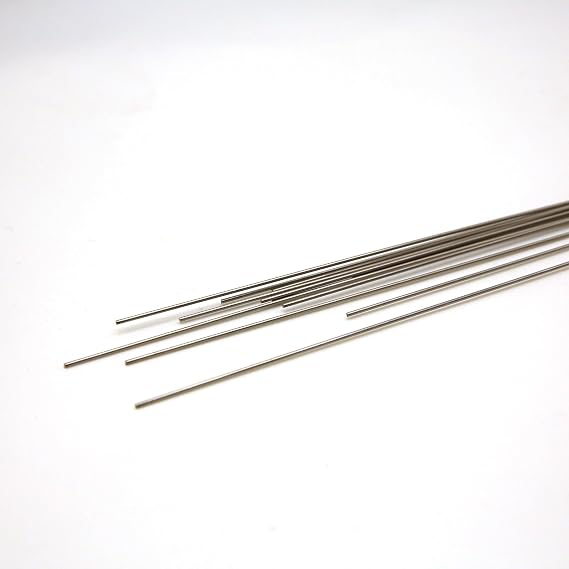 TitanFlow - Grade 1 Pure Titanium Welding Filler Rod, Length 100cm/39", Diameter 1.0mm(.039")/ 1.5mm(.059") (1.0mm (1/4lb Pack) 32 Rods)