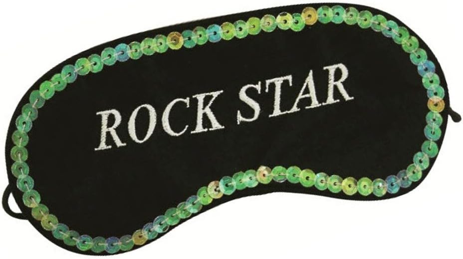 Novelty Eye Mask - 'Rockstar' Sleep Joke Blindfold Gift