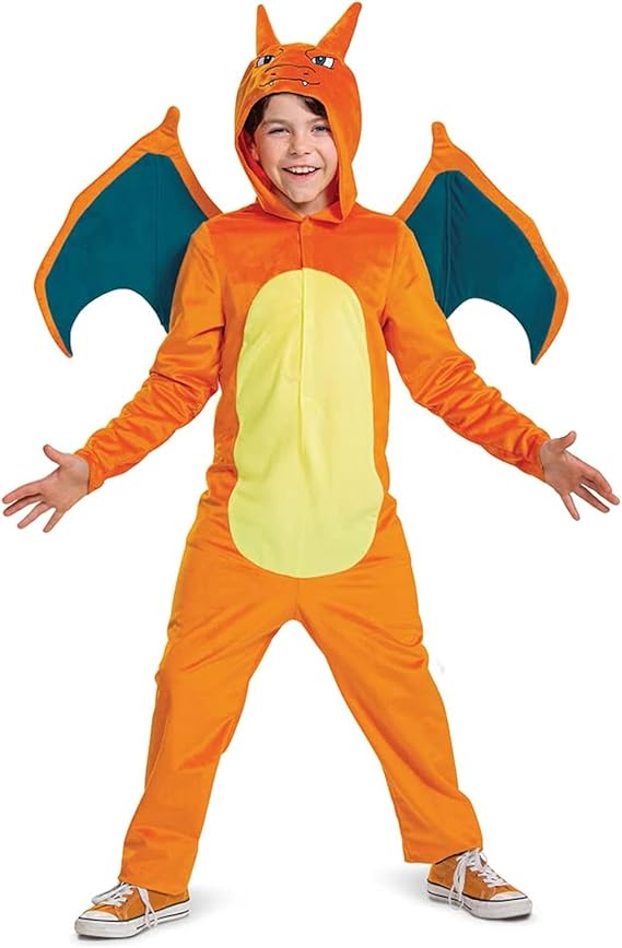 Disguise Pokemon Charizard Costume, Official Pokemon Costume for Kids