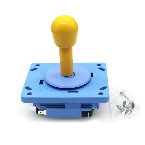 ianufu Short Shaft Joystick With Microswitch 8 Way Retro American Style Arcade Game Command Controller MAME NEO Machine DIY