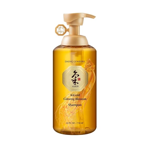 Daeng Gi Meo Ri Ki Gold Ginseng Blossom Shampoo, 24.01 Fl Oz | Real Ginseng Inside!, Medicinal Herbal Shampoo, Hair Growth, Preventing Hair Loss, 24.01 Fl Oz