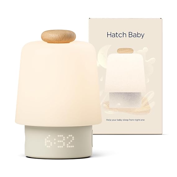 Hatch Baby Sound Machine & Night Light Routine Builder (Beechwood)