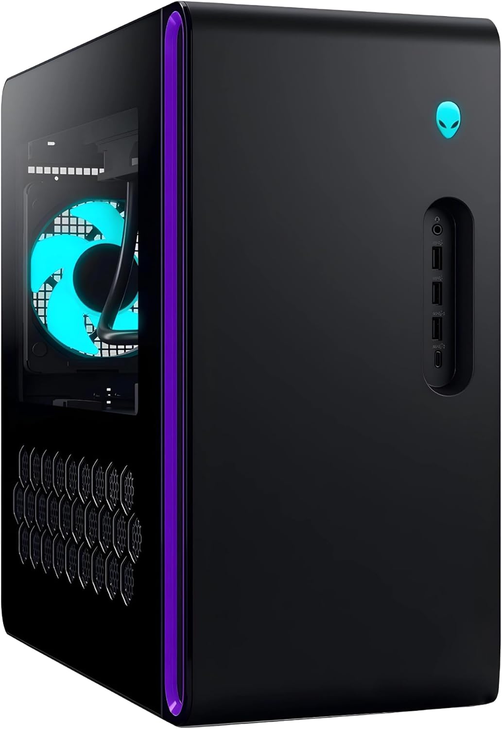 Alienware Aurora R16 Gaming Desktop Computer - Intel Core i9-13900 24-Core up to 5.60 GHz, 64GB RAM, 4TB NVMe SSD, GeForce RTX 4060Ti 8GB GDDR6, Windows 11 Home, Liquid Cooling, Basalt Black