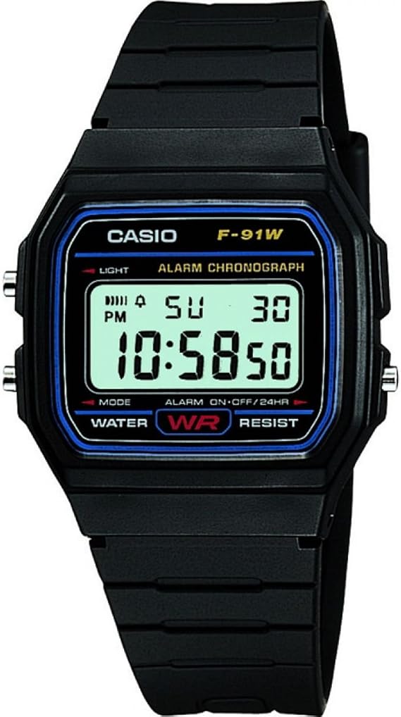 Casio Collection Unisex Digital Wristwatch F-91W