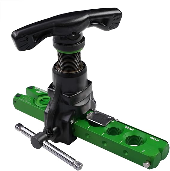 Flaring Tool for 1/4'' - 3/4'', 45 Degree Eccentric Cone Type Flaring Kit for Copper Aluminum Pipe