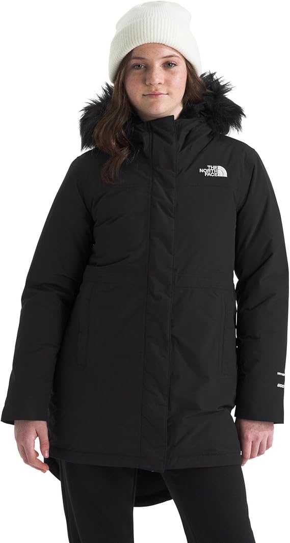 THE NORTH FACE Girls' Arctic Parka | Waterproof Winter Jacket With Waterfowl Down Insulation, Fleece Lined Hood