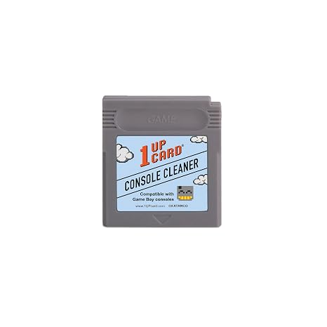 1UPcard Video Game Console Cleaner compatible with Game Boy, Game Boy Color, Game Boy Advance, Evercade VS