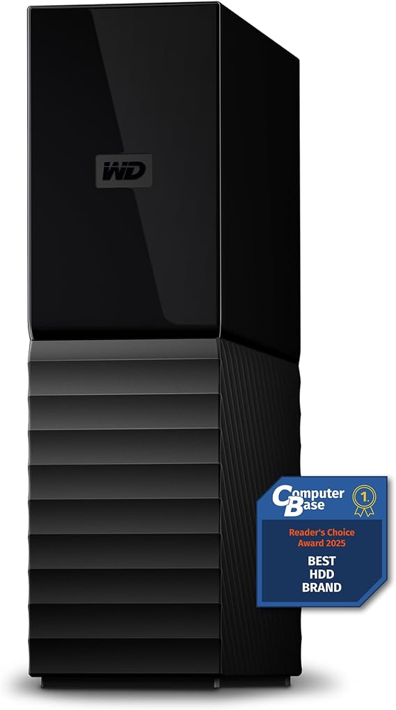 WD WDBBGB0160HBK-EESN Desktop Computer Hard Disk, Black, 16TB