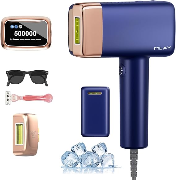 MLAY IPL Hair Removal Device with Auto Flash for Men Women