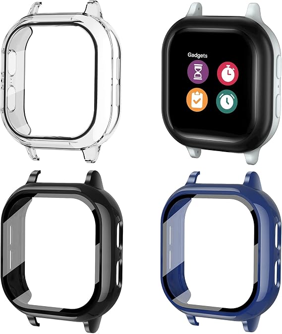 3-Pack Case Compatible for Gizmo Watch 2 Screen Protector for Kids