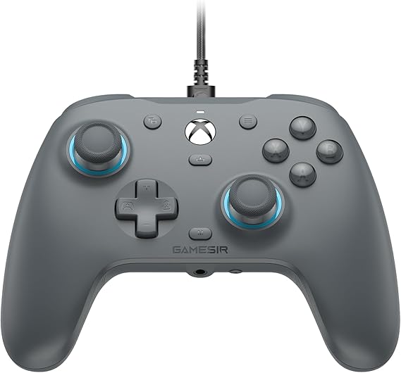GameSir G7 SE Wired Controller for Xbox Series X|S, Xbox One & Windows 10/11, Plug and Play Gaming Gamepad with Hall Effect Joysticks/Hall Trigger, 3.5mm Audio Jack-Gray