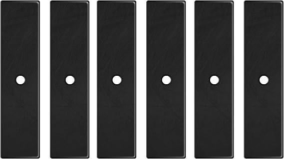 6Pack 2059 Edger Blades 2 x 9 x 1/2" Center Hole Universal Edging Blade Replacement, Lawn Edger Blade 9 inch Compatible with Mclane 2059 2059-9, Craftsman 85755, Rotary 6262