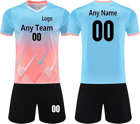 Youth Uniform Kids Soccer Jersey Gift Customize Sports Clothes Football Shirt for Boys Girls