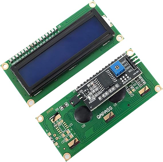 IICI2CTWI LCD 1602 16x2 Serial Interface Adapter Module Blue Backlight Compatible with Ar-duino UNO R3 MEGA2560