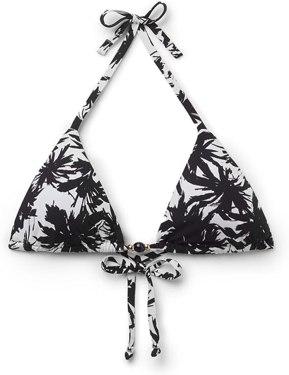 CALZEDONIA Triangle Swimsuit Top Palms