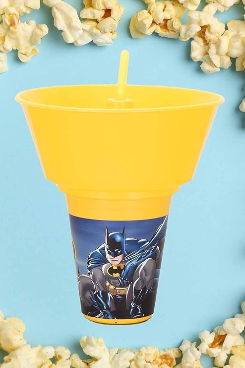 Mısır Cips Ve Atıştırmalık Kovalı Pipetli Bardak Batman