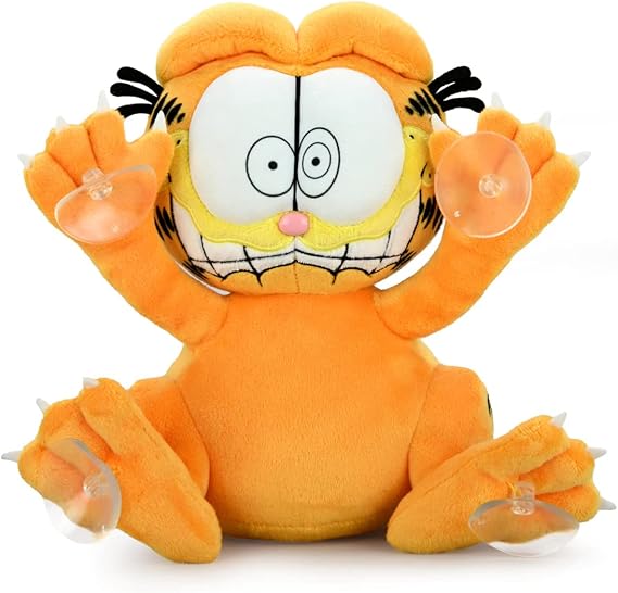 Kidrobot Garfield 8 Inch Suction Cup Window Clinger - Scared