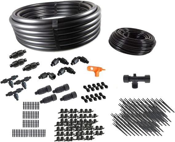 Gravity Feed Drip Irrigation Kit for Dirty Water - Kit Size : Premium