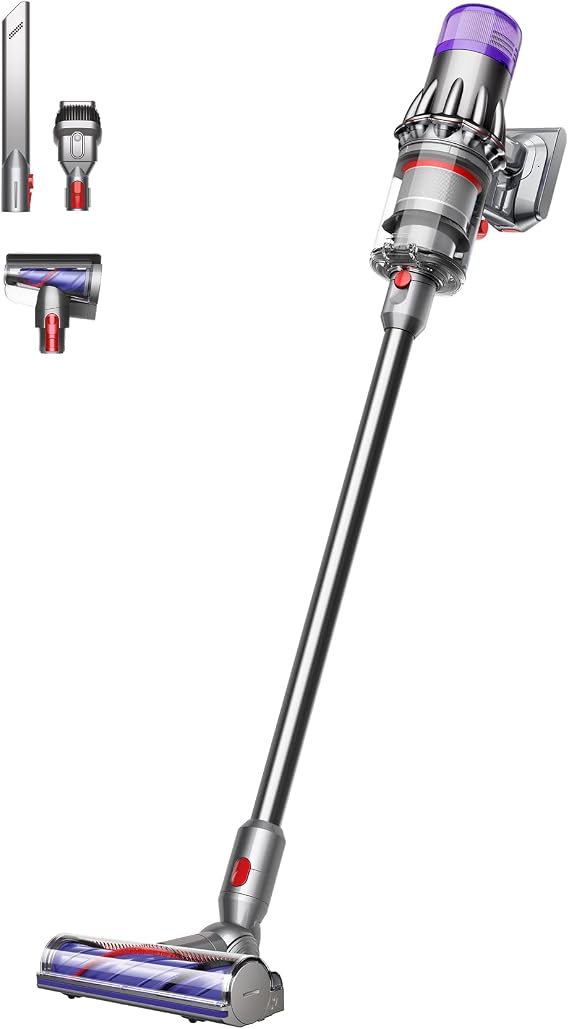 Dyson V9 Motorbar Cordless Vacuum, Cleans Hard Floors and Carpets, Detangles, Converts to Handheld, 100AW, 3 Power Modes, Up to 40 Minutes1