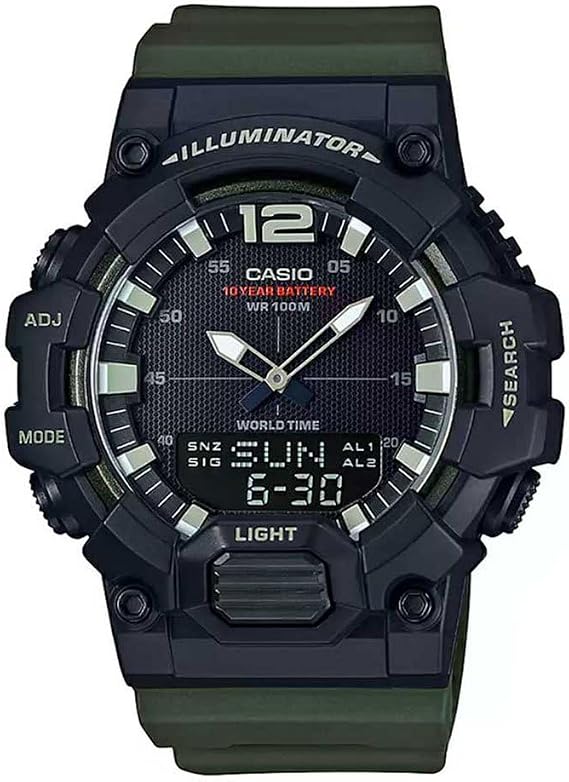 Casio Male adult HDC-700-3AVDF Wristwatch Green Standard