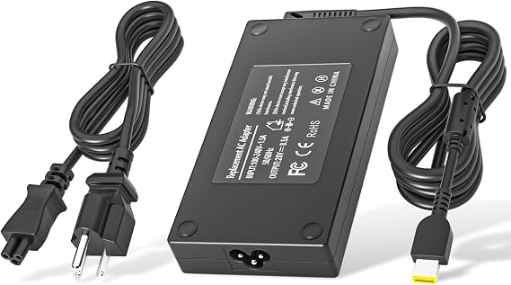 170W 20V 8.5A Power Cord Compatible with Lenovo Thinkpad P51 P52 P53 P70 P71 P73 P1 P16 P17 T15g Z510 Z710 G410 X1 Extreme P1 P15V T15P Legion Y7000 Y700 T540p Flex 14 Laptop Charger ADL170NDC2A