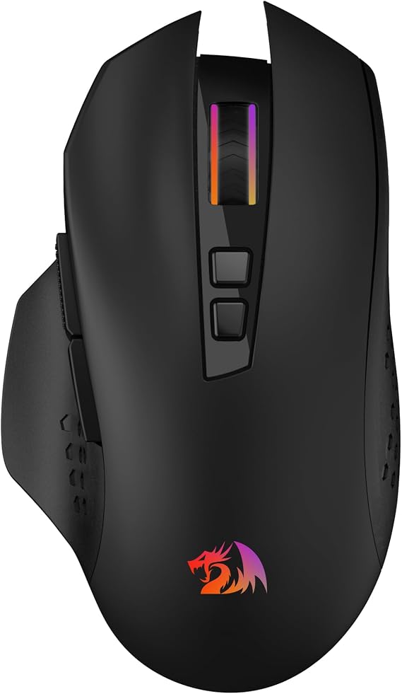 Redragon M656 MAX 3-Mode Wireless RGB Gaming Mouse 10000 DPI Remapping Keys
