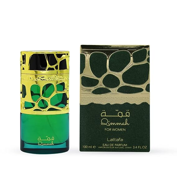 Lattafa Qimmah for Women Eau de Parfum Spray, 3.4 Ounce / 100 ml