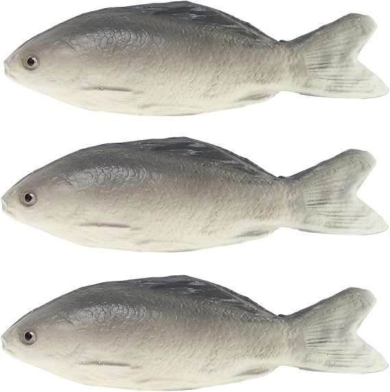 3 Pieces Fake Fish Realistic Model, Lifelike Fake Fish, Simulated Plastic Fish, Elegant Fish Ornament, Household Decorative Toy Fish