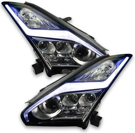 Oracle Lighting 1283-330: 2015-2021 Nissan Gt-R Colorshift Rgb+W "Lightning Bolt" Headlight Drl Upgrade Kit