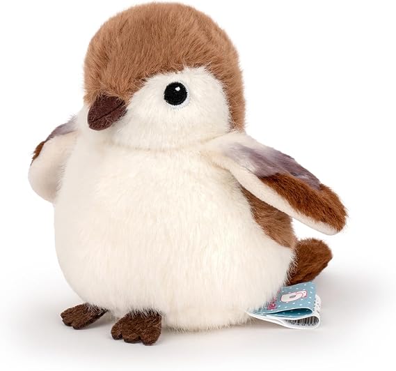 Bird Stuffed Animal Cute Bird Plush Bag Pendant Simulation Toys for Kids Pendant Doll Birthday Gift Decoration(Sparrow Plush)