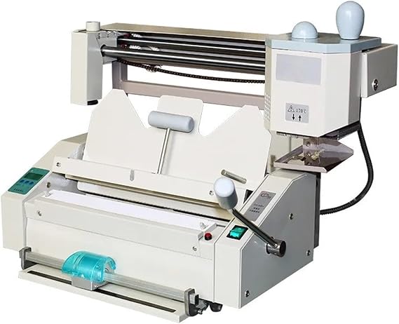 Binding Machine,Book Binding Machine,Desktop Hot Melt Glue Binding Machine Thermal Binding Machine for A3 A4 for Office