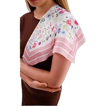 Pembe Bahar Model Fular Estascarf 48 x 48 Cm