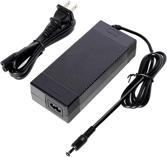 54.6V UL Certified Electric Scooter Ebike Charger, DC5.5 * 2.5/2.1mm Replacement Charger for 48V Battery Scooter and Ebike Scooter