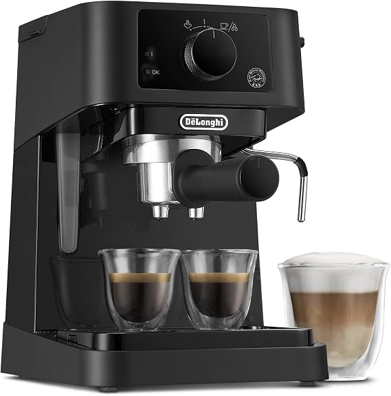 De'Longhi EC235.BK Stilosa Advanced Pump coffee maker 15 bar 1100 W 1 L Black [Energy Class A+]