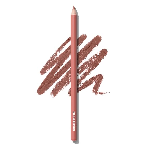 Morphe Signature Lip Liner Pencil - Creamy, Long Lasting Definer for Precise Shaping and Filling - Lip Makeup Essential with Smooth Glide - Professional Lipliner Pencil - Junior Suite (0.05 oz)