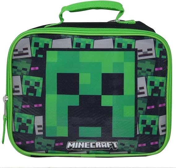 Bioworld Minecraft Rectangle Lunch Bag- LXY5FH3MNC