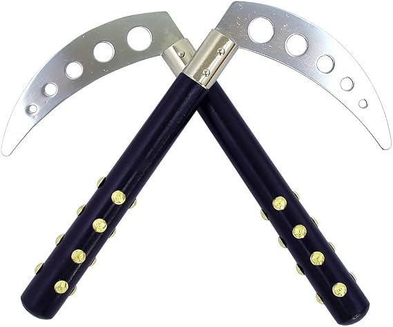 Black Studded Competition Kamas - 10" long