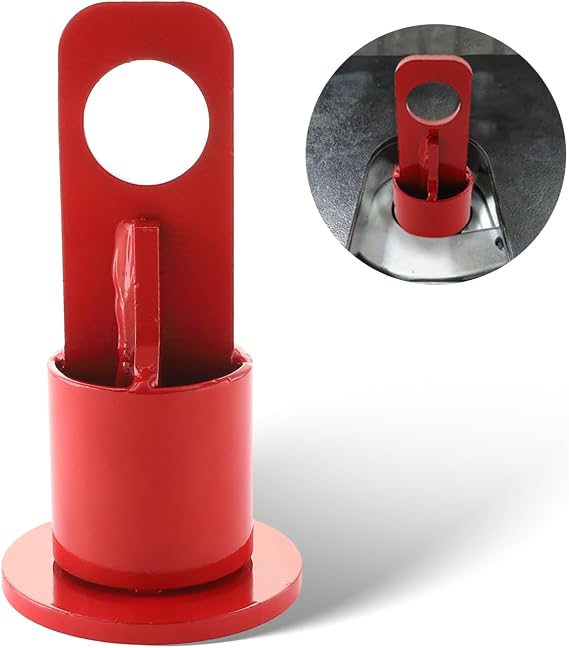 6100 5th Wheel Lifting Bracket Trailer Hitch | Fifth Lifting Hook, Red