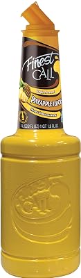 Finest Call Single Pressed Pineapple Juice, 1 Liter Bottle 33.8 Fl Oz