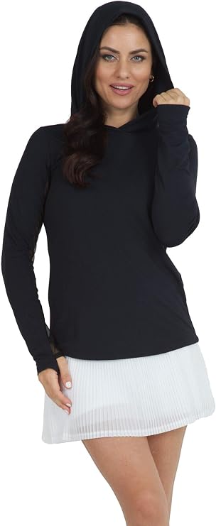 IBKUL Athleisure Wear Sun Protective UPF 50+ Icefil Cooling-Essential Women's Hoody-16000