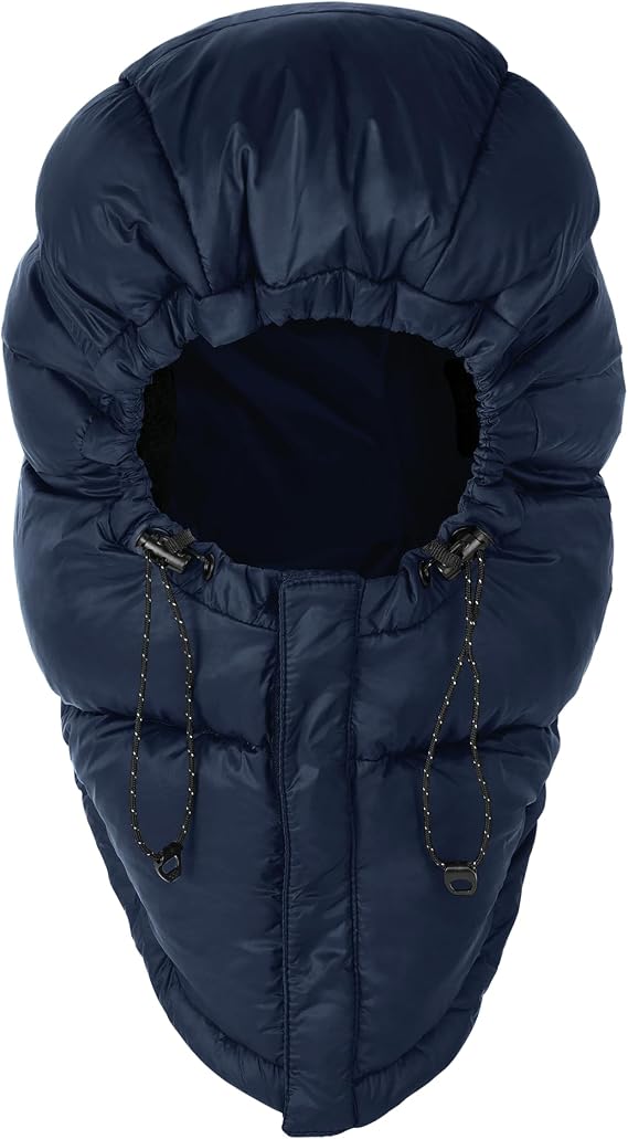 Winter Warm Down Hat,Ultralight Windproof Down Hood for for Camping