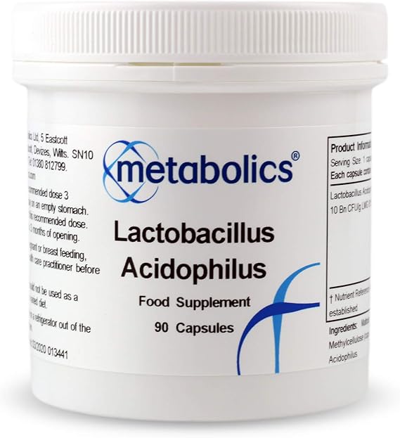 Lactobacillus Acidophilus, Lactobacillus - Pot of 90 Capsules Containing 500mg