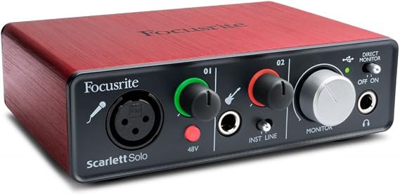 Focusrite Scarlett Solo Compact (1st Gen) USB Audio Interface