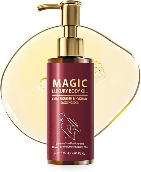 Magical Luxury Body Oil Glow Remedy Oil & Body Oil Firming Lifting Body Oil Reduces Fine Lines Glow Firm Magic Body Oil Moisturises Dry Skin Massage Oil Absorbs Quickly