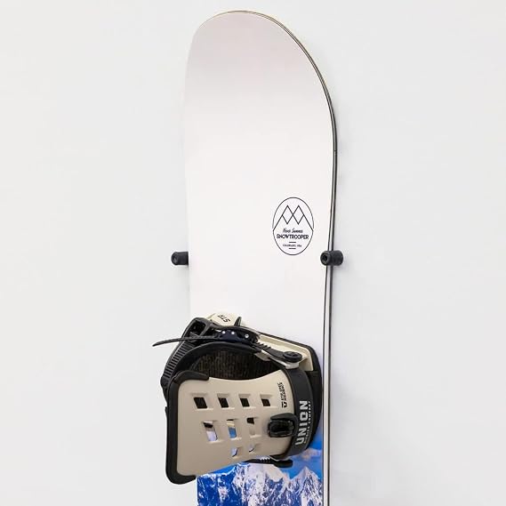 StoreYourBoard Cinch Minimalist Snowboard Wall Mount, Indoor Display Storage Rack