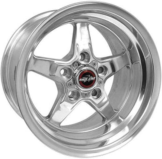 Race Star - 92 Drag Star 15x10.00 5x5.00bc 5.50bs Direct Drill Polished Wheel (92-510950DP)