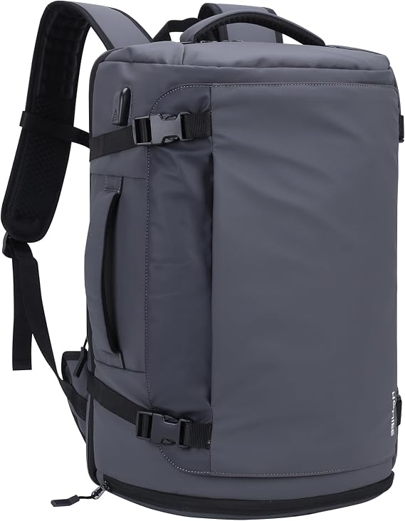 HOMIEE 40L Carry-On Backpack TSA Approved Travel Bag with USB Charging Port
