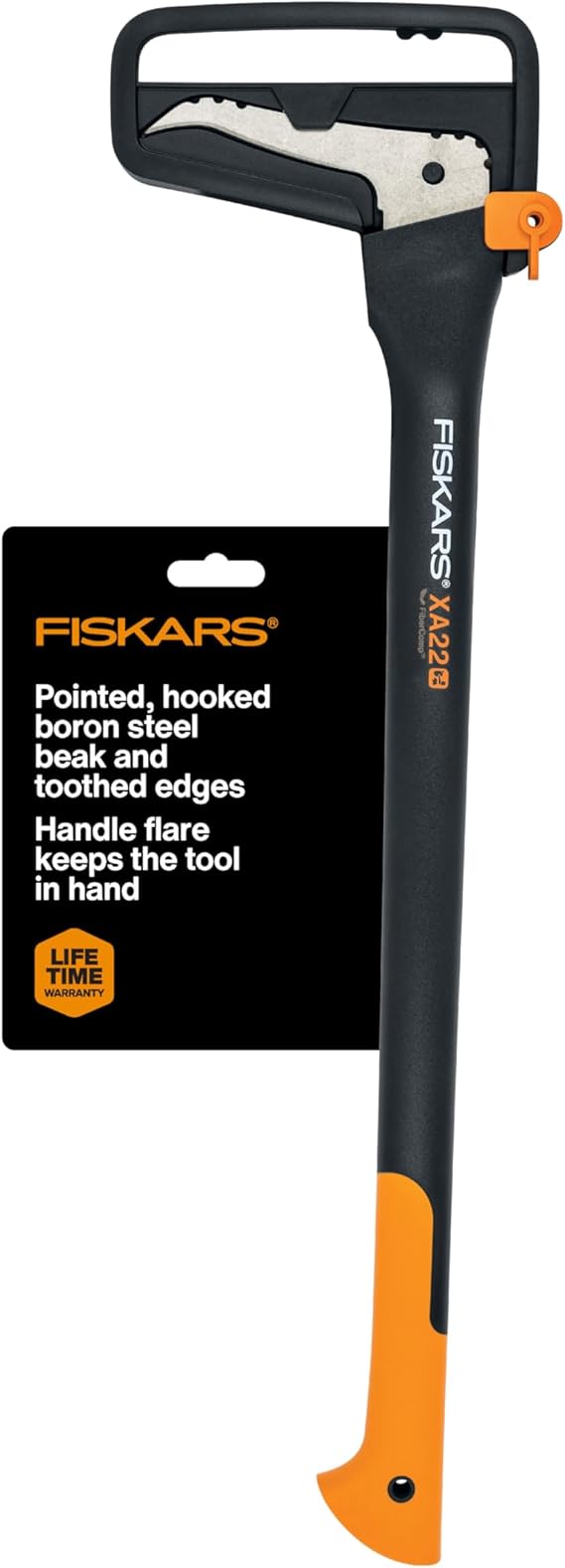 Fiskars 28" Hookaroon, Sharp and Lightweight Pickaroon Tool for Firewood