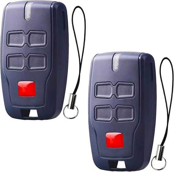 2 Pack Garage Door Remote Control for BFT MITTO B2, 433.92MHZ Electric Gate Fob, 4 Channels Garage Door Remote Fit for Rolling BFT Mitto 2, Kleio, Ghibli, TRC 2, TR (2PCS)